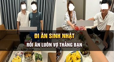 Chịch luôn vợ bạn khi đi ăn sinh nhật