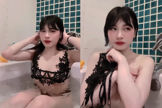 Clip sex bỏng cô nàng xinh đẹp ngực khủng da mịn mắt quyến rũ