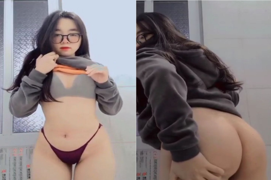 Clip sex của cô hàng xóm đeo kính cực kỳ quyến rũ