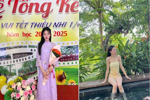 Giáo viên mầm non quan hệ bí mật với nét mặt nhăn nhó