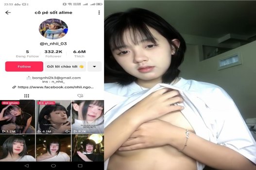 Lộ clip sex Ngọc Nhi tiktoker