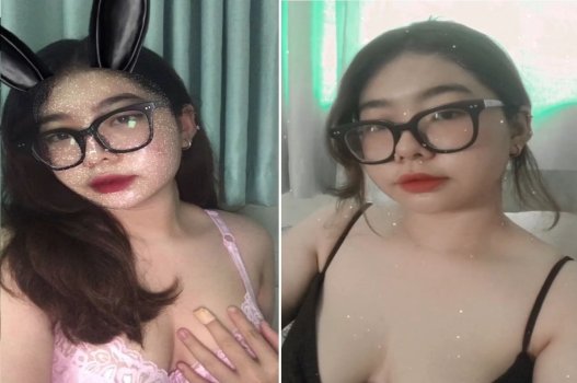 Nàng bím mũm mĩm khiến ai nhìn cũng muốn lao vào
