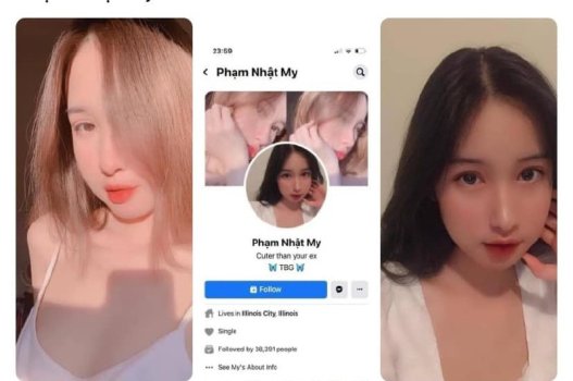 Phạm Nhật My và bạn trai bị lộ clip nhạy cảm